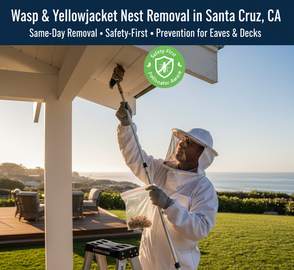 Wasp & Yellowjacket Nest Removal in Santa Cruz